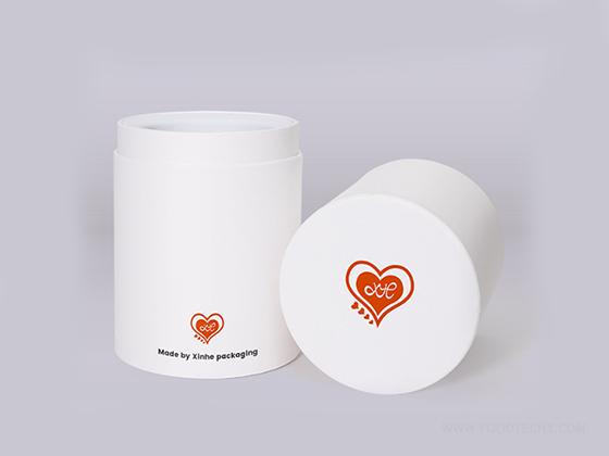 Flat bottomed and flat lid paper cylinder---X151