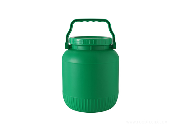 4.5L Plastic Jar Wide Mouth Storage Containers with Leak-proof Lid Handle