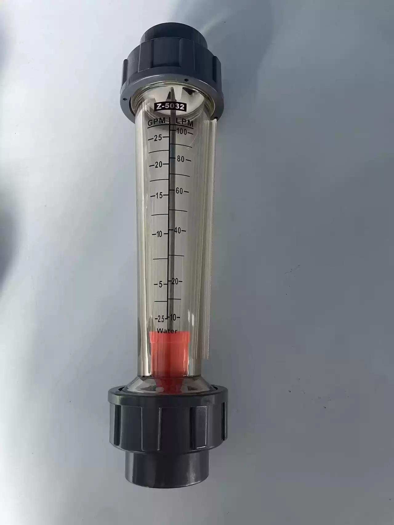 Plastic pipe flowmeter Z-5032 for water treatment system