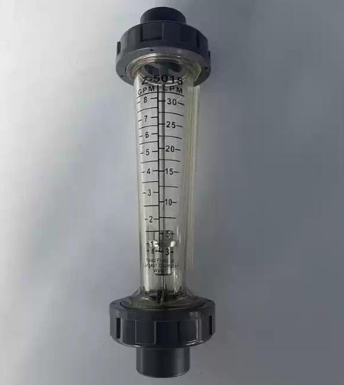 Plastic pipe flowmeter Z-5015 for water treatment