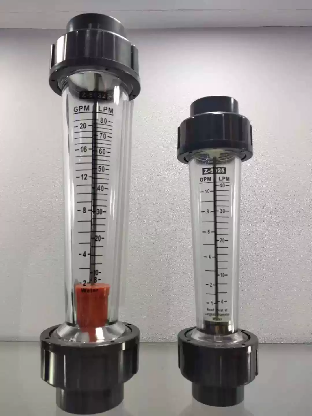 plastic tube flow mete Z-5025 for water treatment