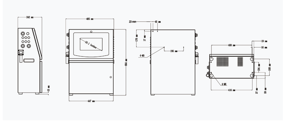 S200plus Series Continuous Small Character Inkjet Printer