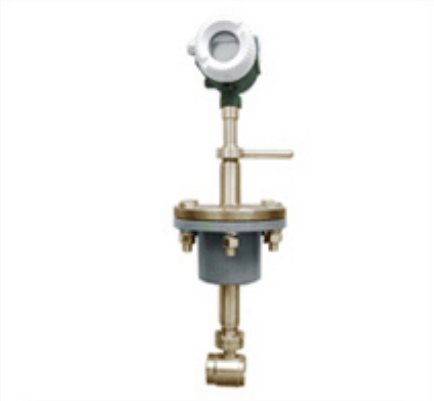 Card-mounted vortex flowmeter