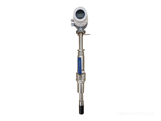 Plug in electromagnetic flowmeter