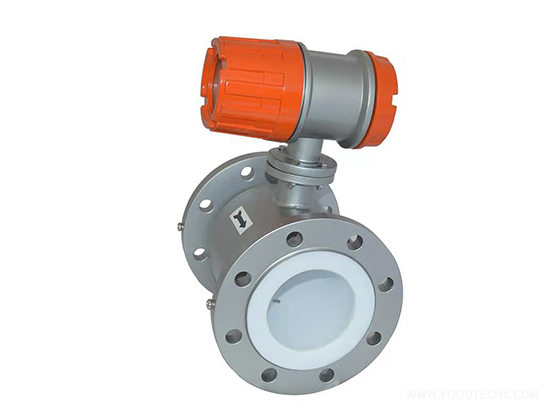 Flange connection electromagnetic flowmeter