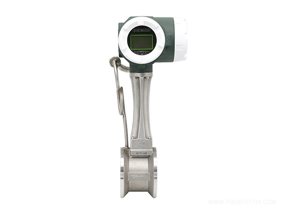 Card-mounted vortex flowmeter