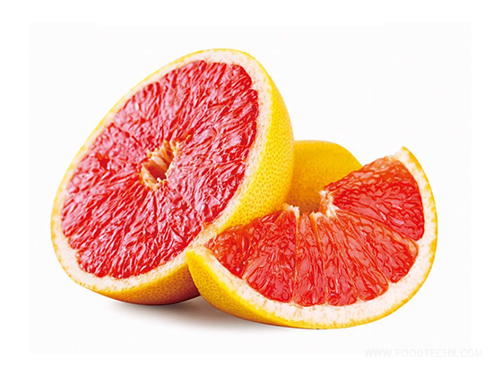 Canned red grapefruit with pulp