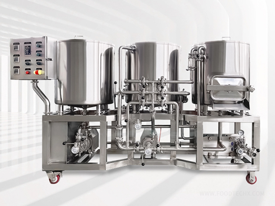 100L 3-Vessel Pilot Brewing Equipment