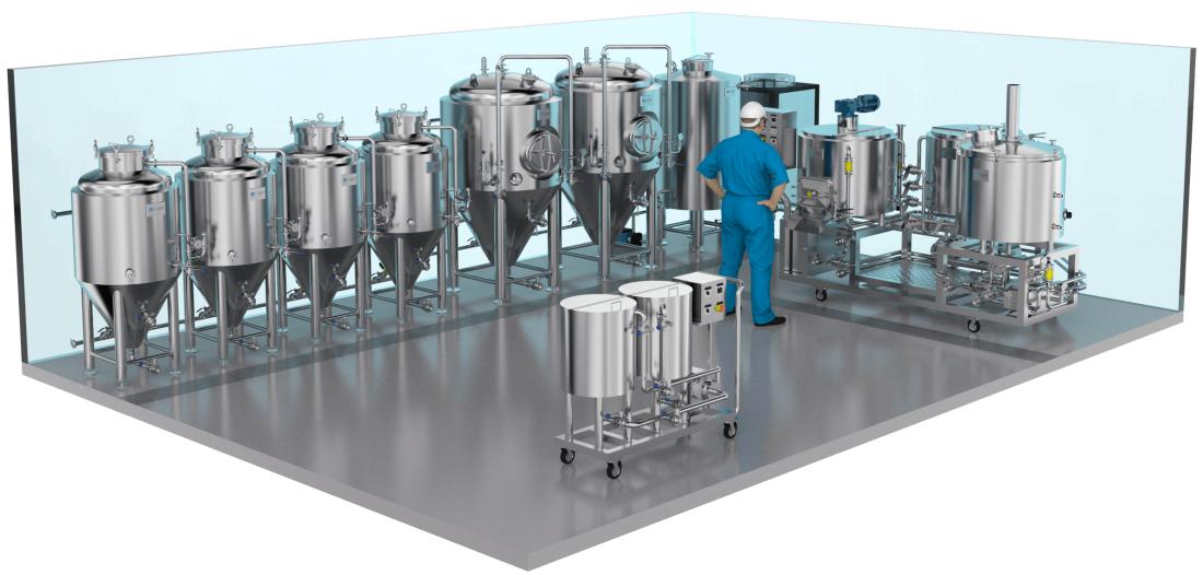 200L---STAR Series 3-Vessel Brewhouse