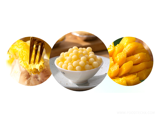 Durian & Mango Popping Boba