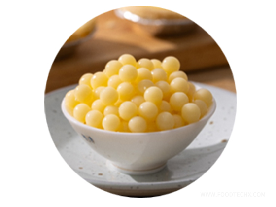 Durian & Mango Popping Boba