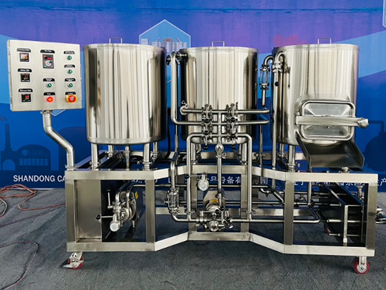 100L 3-Vessel Pilot Brewing Equipment