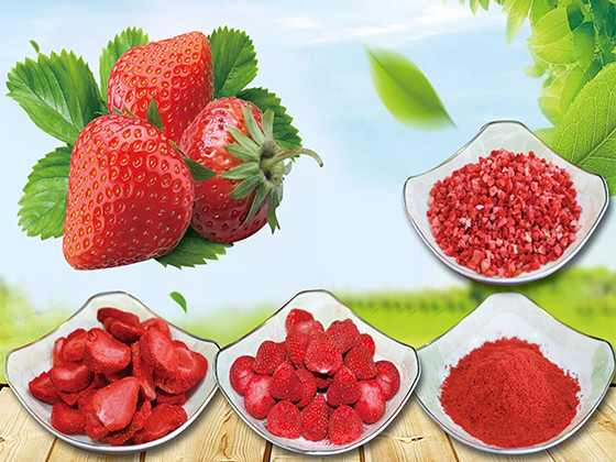Freeze-dried strawberries