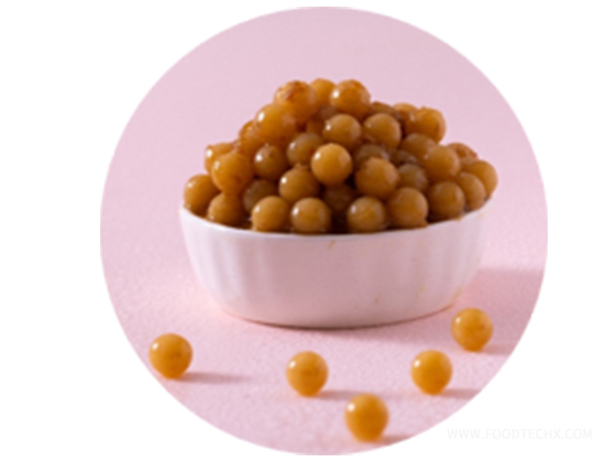 Crab Roe Popping Boba