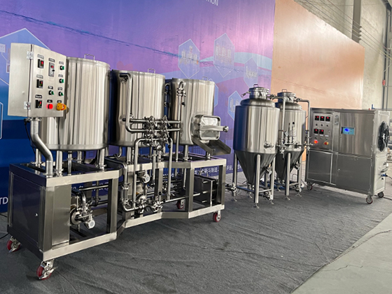100L 3-Vessel Pilot Brewing Equipment