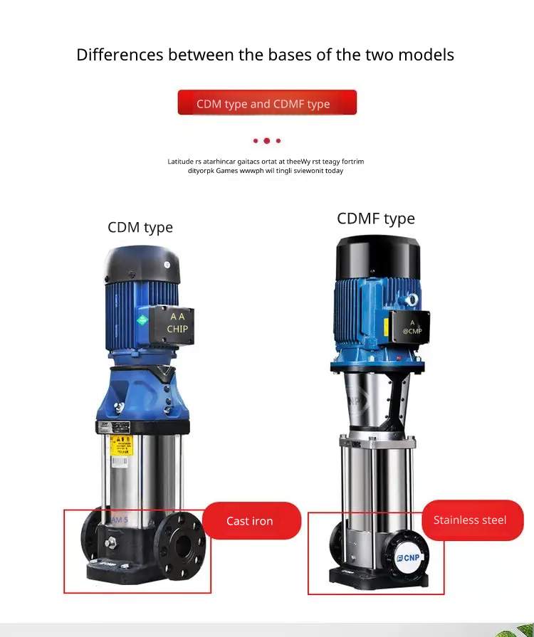 differences between cdm type and cdmf type