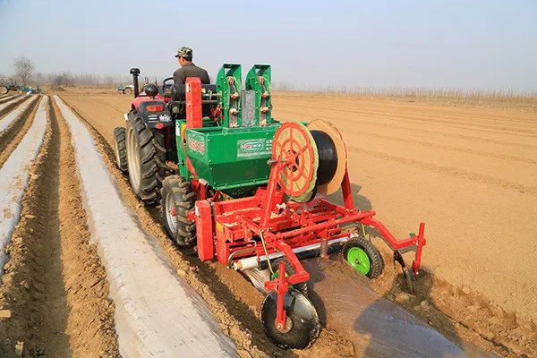 Small Potato single ridge and double row mulching planting machine 2CM-1/2