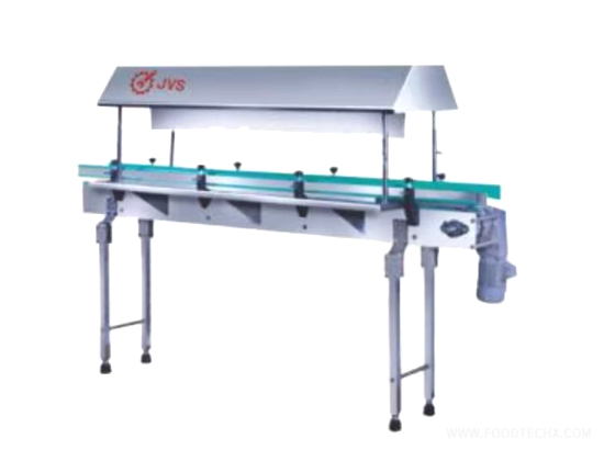 Slat Chain Conveyor With Inspection Tube Light