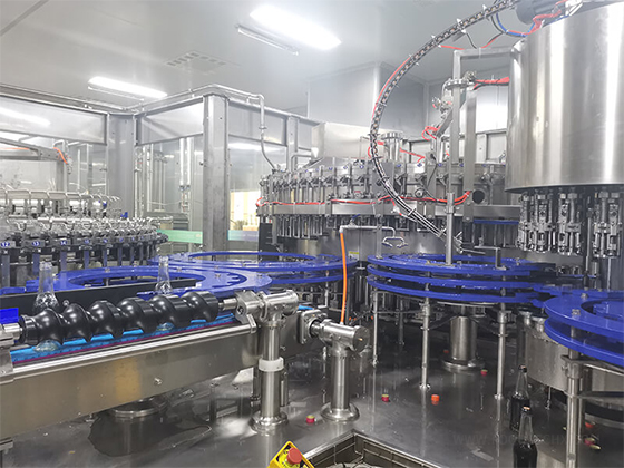 Glass Bottle Carbonated Drink Filling Machine---DXGF14-12-5