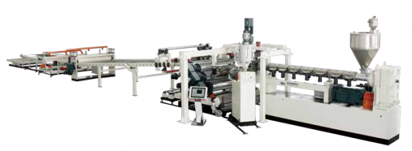 PC/PMMA/GPPS/ABS plastic sheet production line JWS130/38-2200
