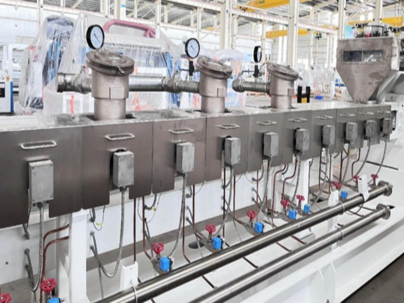 PP/Eva/EVOH/PS/PE multi-layer co-extruded barrier sheet production line JW100/45/45-1000