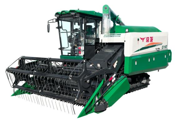 Full feed crawler Rice and Wheat Combine Harvester D10