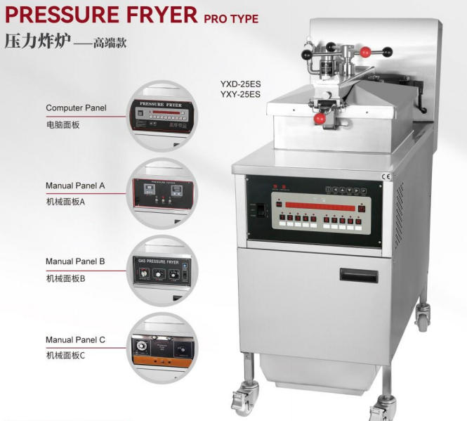 Gas Pressure Fryer YXY-25E