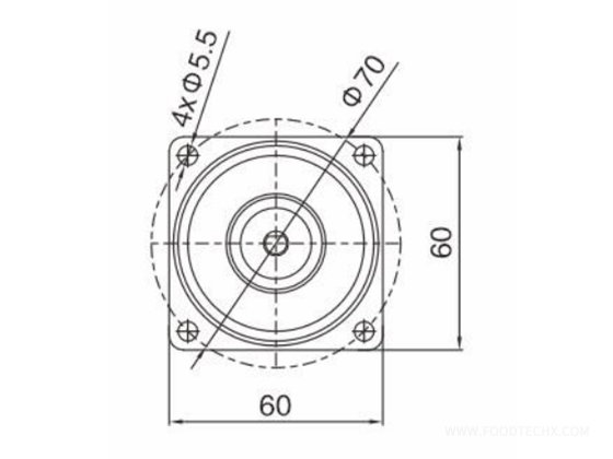 Speed adjustable motor---6W