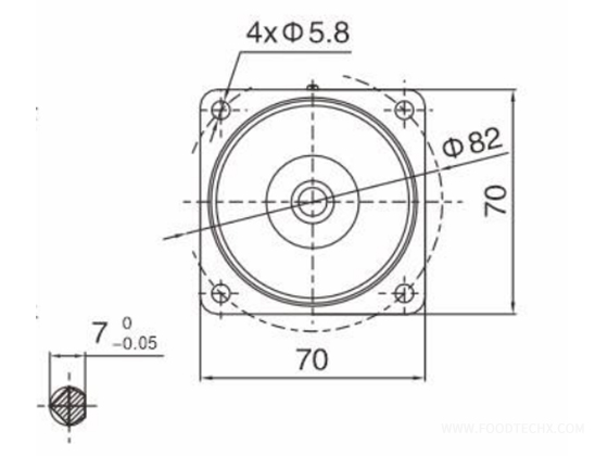 Brake speed adjustable motor---15W