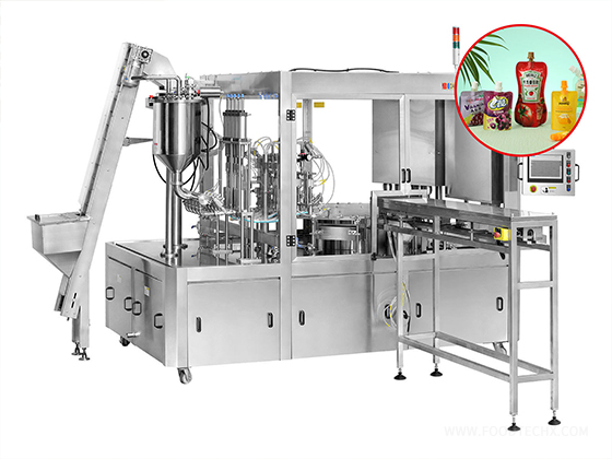 DC-230 Fully Automatic Spout Pouch Filling And Capping Machine