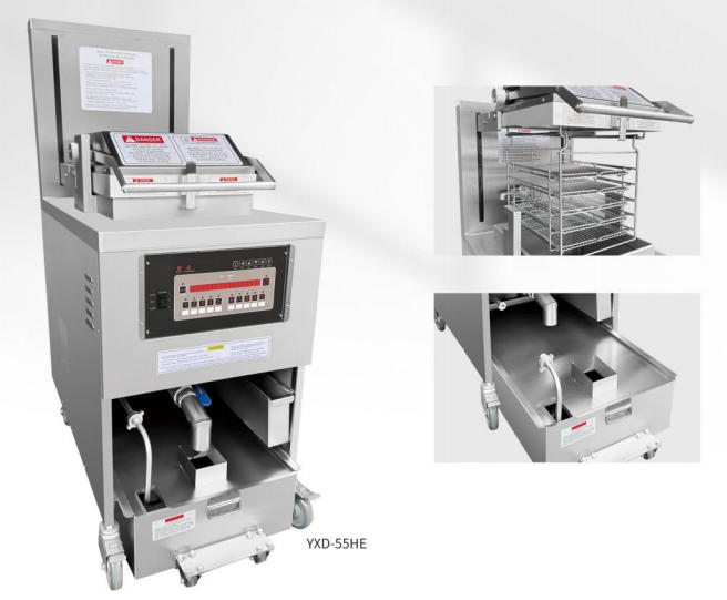8 Head Electric Pressure Fryer YXD-55HE