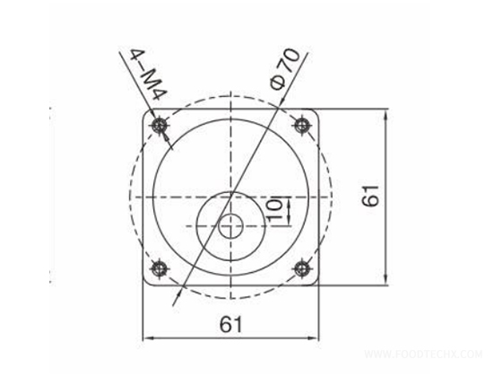 Reversible motor---6W