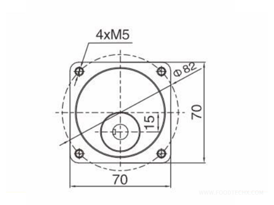 Reversible motor---15W