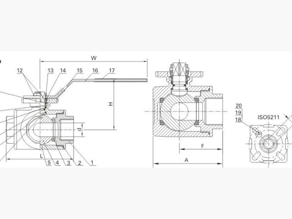 3-WAY Ball Valve (Reduce Bore)