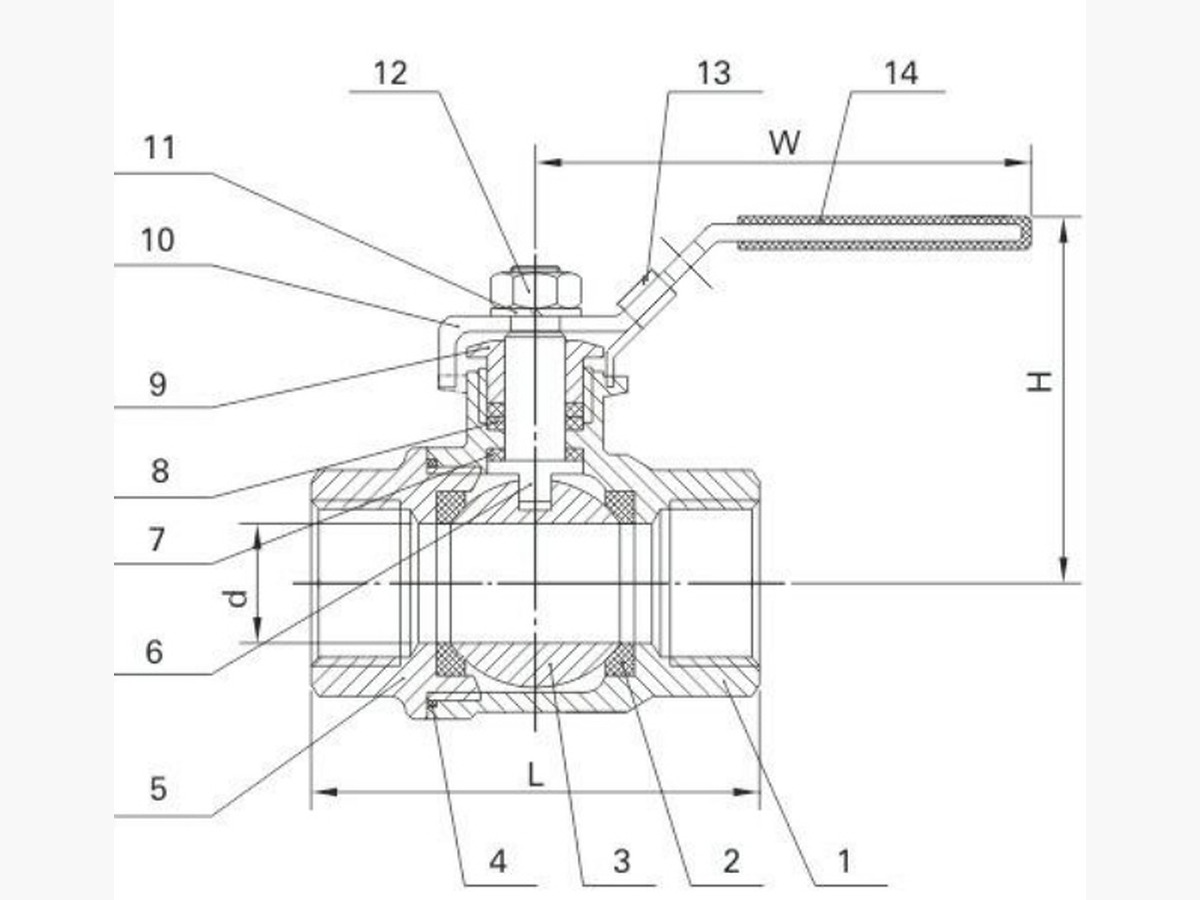 2-PC Ball Valve
