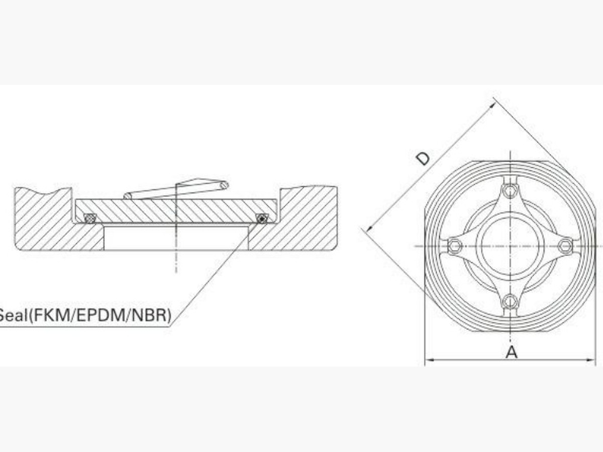Single Disc Wafer Check Valve (DIN)