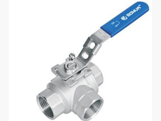 3-WAY Ball Valve (Light Weight, Low Torque)