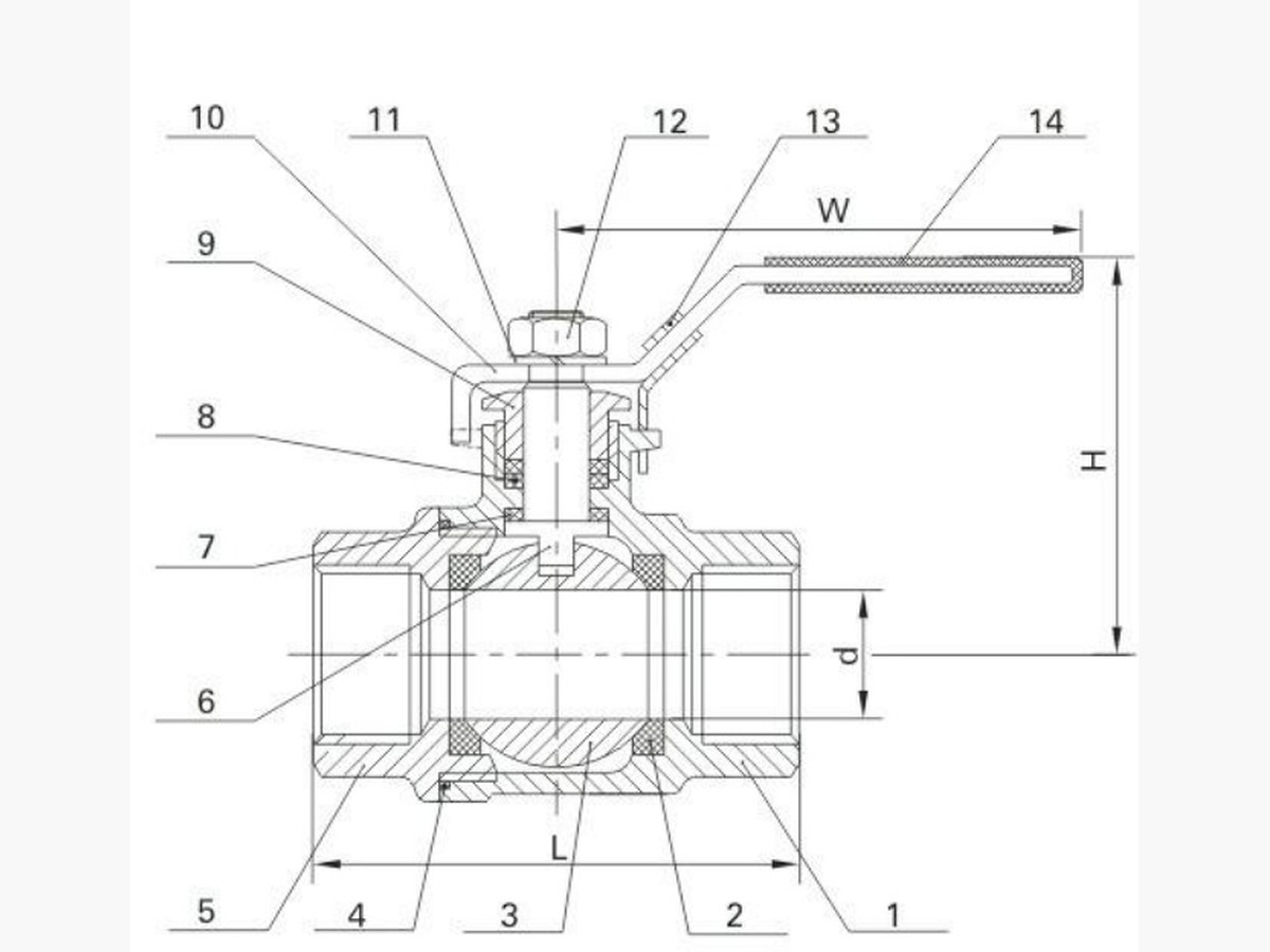 2-PC Ball Valve
