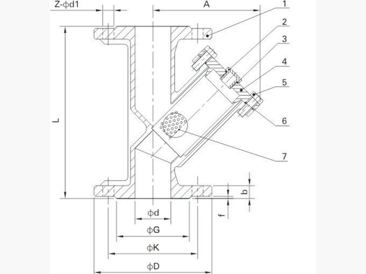 Y-Flange Strainer ANSI 150Lb