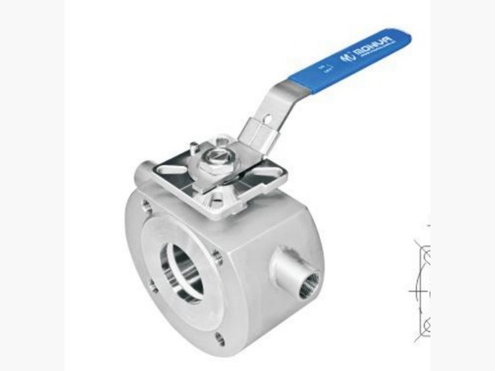 1-PC Wafer Flange Ball Valve With Heating Jacket