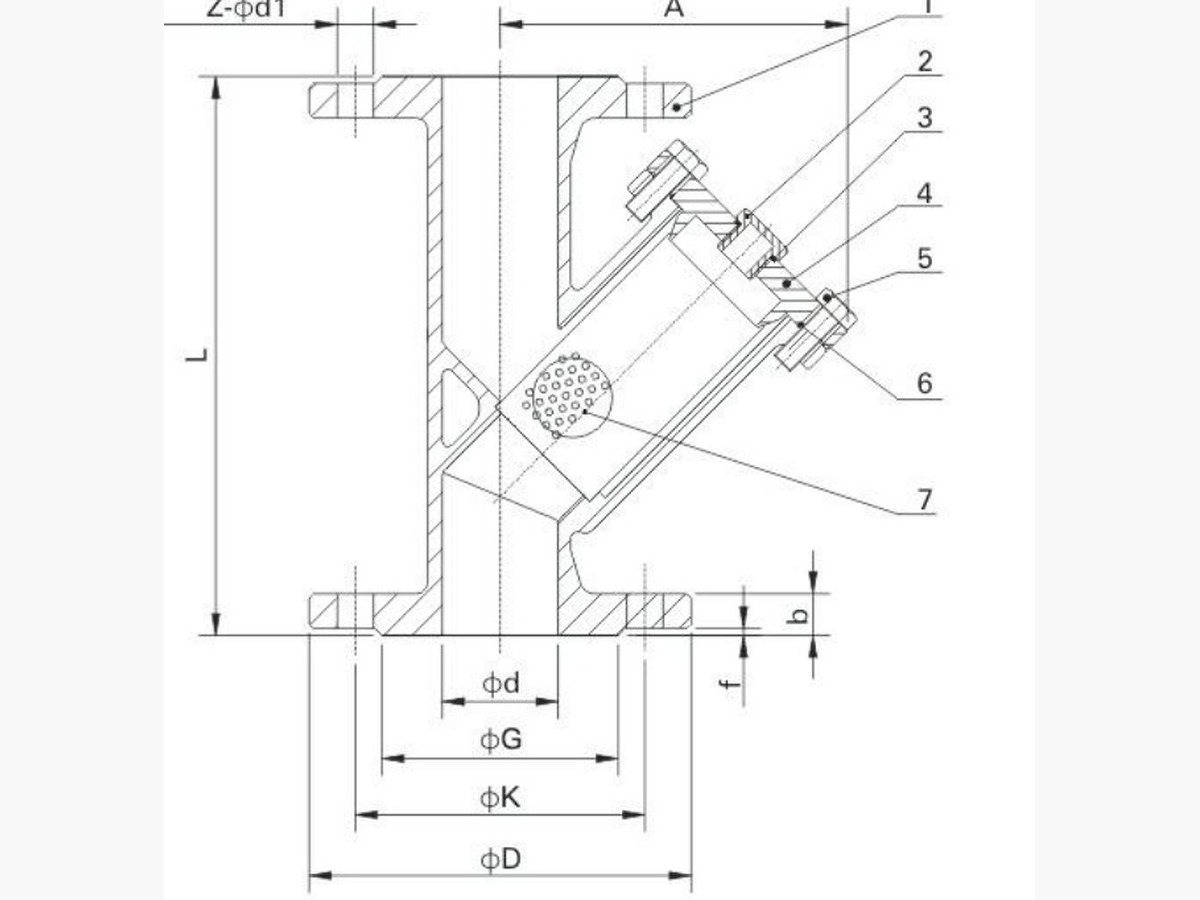 Y-Flange Strainer ANSI 150Lb