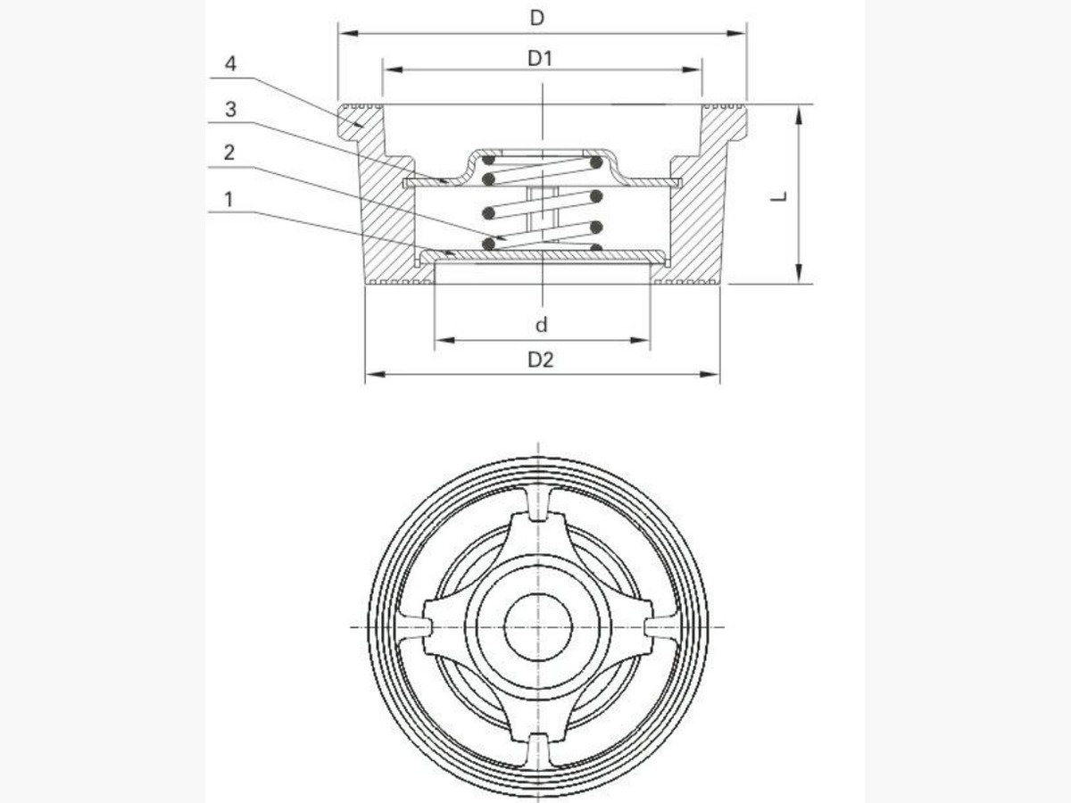 Single Disc Wafer Check Valve