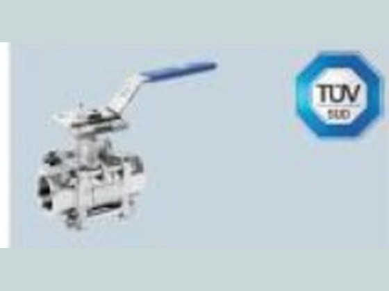 3-PC Ball Valve With Mounting Pad (DIN Length)