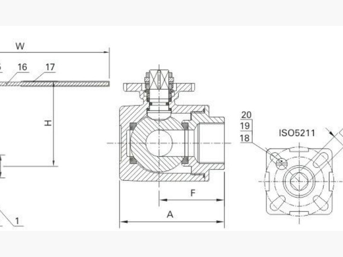 3-Way Ball Valve (Full bore)