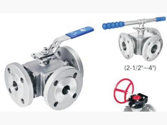 3-WAY Flange Ball Valve (DIN)