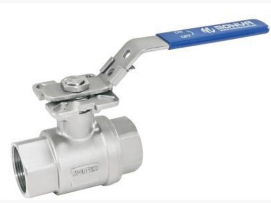 2-PC Ball Valve With Mounting Pad (Light Weight, Low Torque)