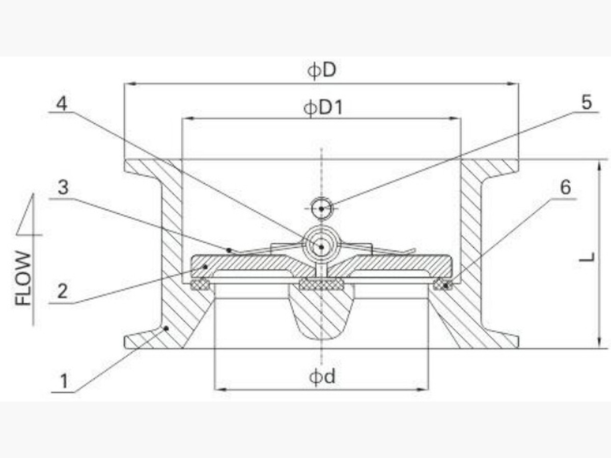 Dual Plate Wafer Check Valve