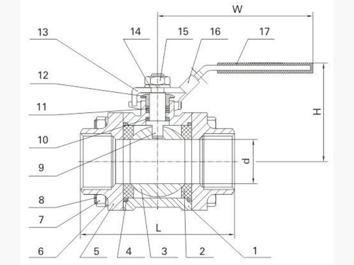 3-PC Ball Valve