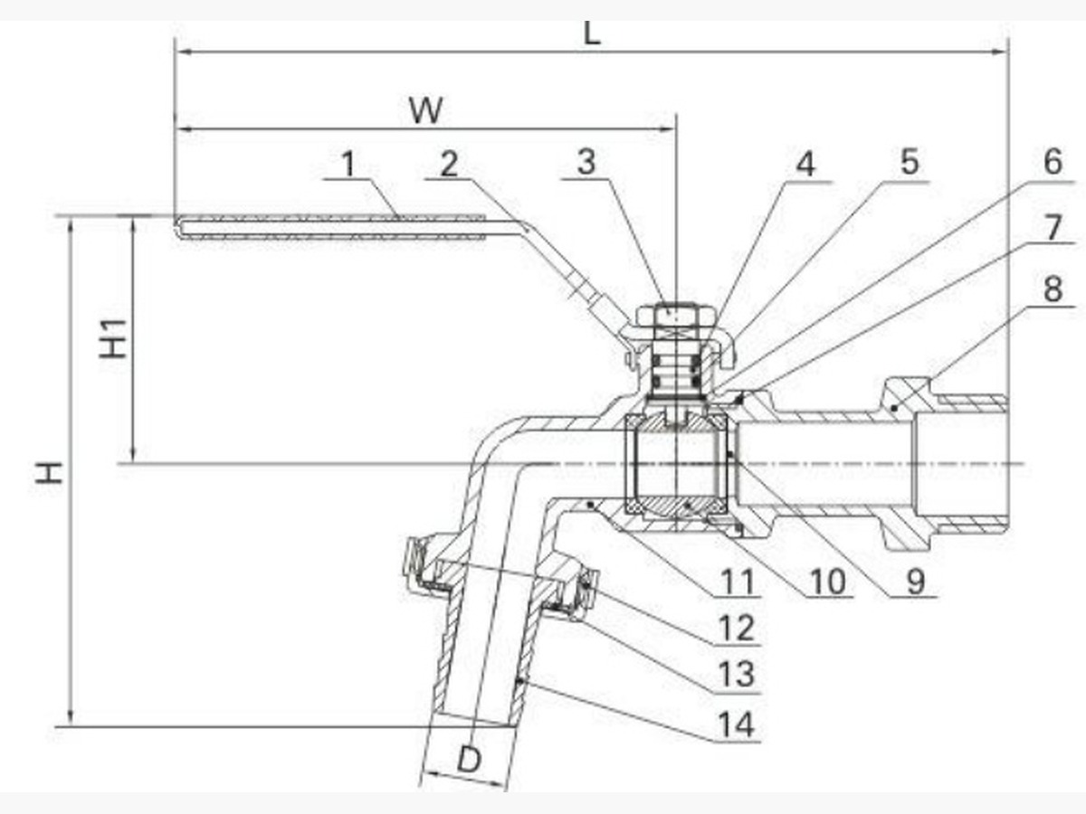 Bibcock Valve