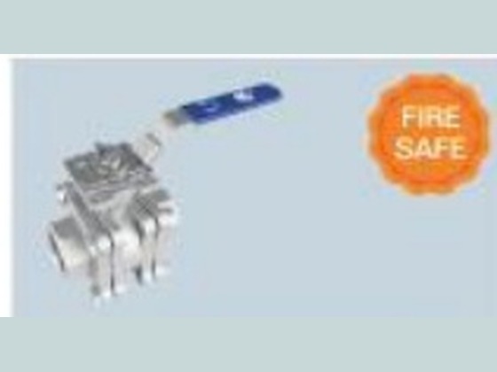 3-PC Ball Valve With Mounting Pad (PN125)
